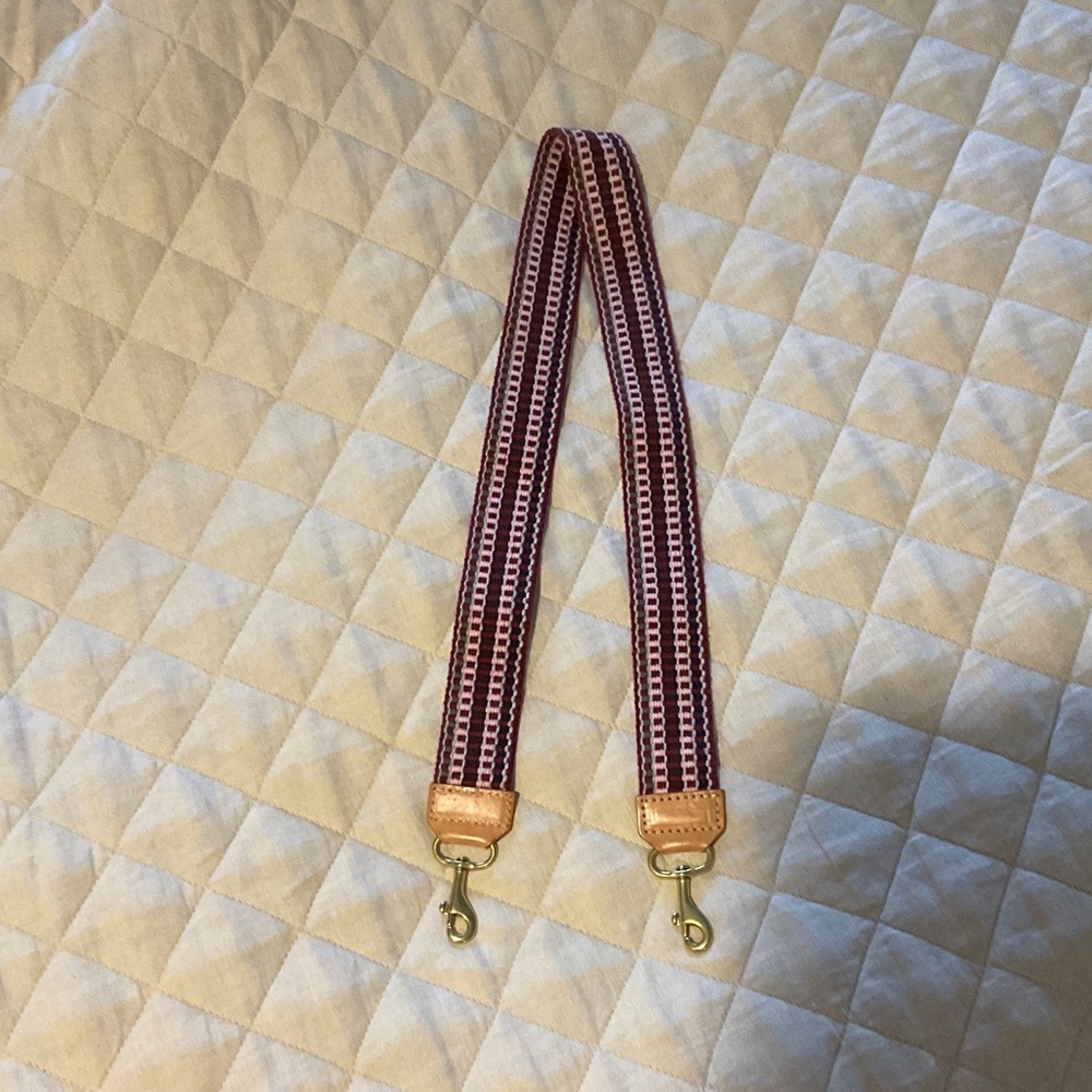 Elegant Red and Pink Crossbody Strap
